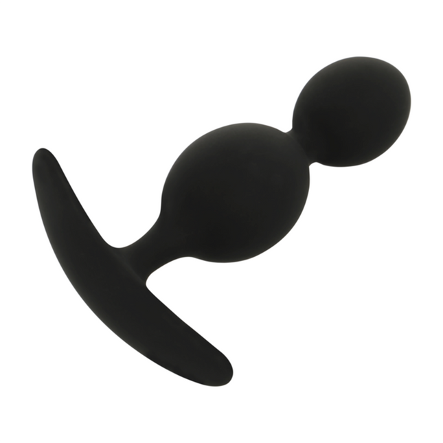 BLACK&SILVER - PLUG ORSON SILICONE 2 ONDES ANAL 9 CM by BLACK&SILVER