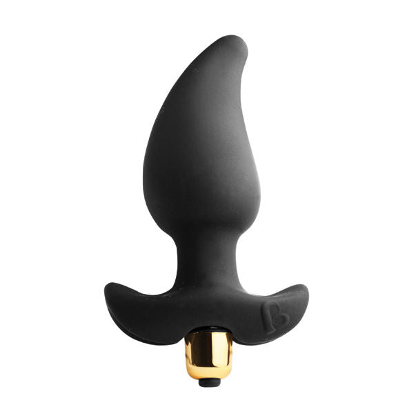 ROCKS-OFF - STIMULATEUR BUTT QUIVER P-POINT 7 VITESSES NOIR - Concombre Boutique