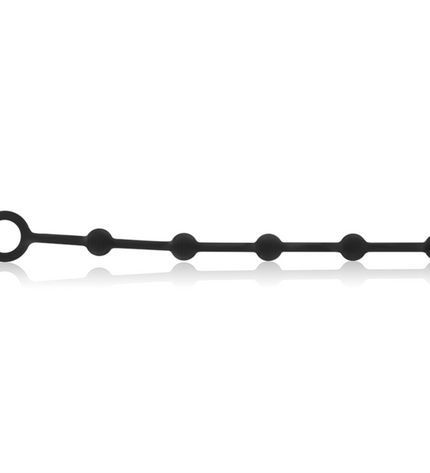 BLACK&SILVER - CHAPELET ANAL KORG SILICONE INITIATION 21 CM by BLACK&SILVER