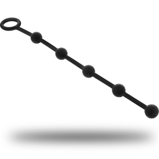 BLACK&SILVER - CHAPELET ANAL KORG SILICONE INITIATION 21 CM by BLACK&SILVER
