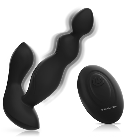BLACK&SILVER - TÉLÉCOMMANDE EN SILICONE POUR PLUG ANAL CORA by BLACK&SILVER