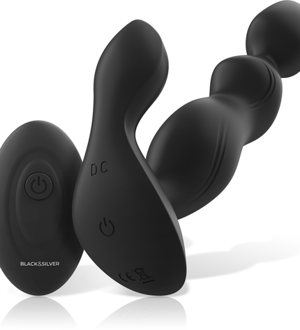 BLACK&SILVER - TÉLÉCOMMANDE EN SILICONE POUR PLUG ANAL CORA by BLACK&SILVER