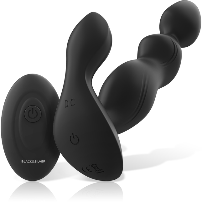 BLACK&SILVER - TÉLÉCOMMANDE EN SILICONE POUR PLUG ANAL CORA by BLACK&SILVER