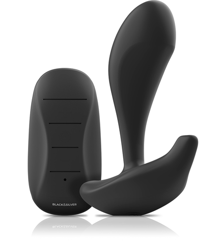 BLACK&SILVER - TÉLÉCOMMANDE EN SILICONE POUR PLUG ANAL DWAYNE by BLACK&SILVER