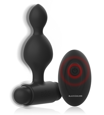 BLACK&SILVER - TUCKER PETITE TÉLÉCOMMANDE POUR PLUG ANAL EN SILICONE by BLACK&SILVER