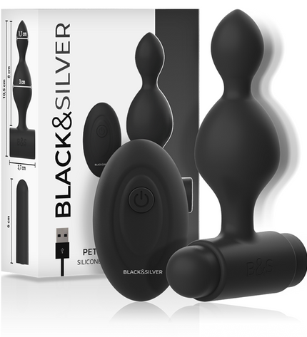 BLACK&SILVER - TUCKER PETITE TÉLÉCOMMANDE POUR PLUG ANAL EN SILICONE by BLACK&SILVER