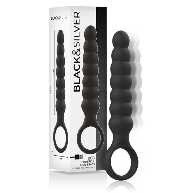 BLACK&SILVER - DILATATEUR ANAL PUISSANT EN SILICONE BOB by BLACK&SILVER