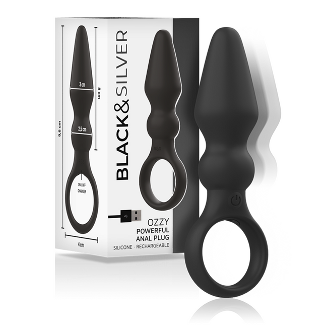 BLACK&SILVER - PUISSANT PLUG ANAL EN SILICONE OZZY by BLACK&SILVER
