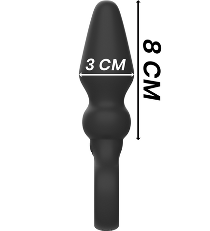 BLACK&SILVER - PUISSANT PLUG ANAL EN SILICONE OZZY by BLACK&SILVER
