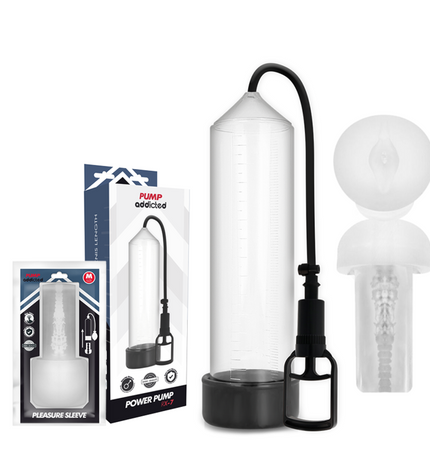 ACCRO À LA POMPE - RX7 TRANSPARENTE AVEC MASTURBATEUR by PUMP ADDICTED
