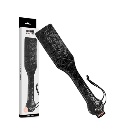 BEGME - PADDLE EN CUIR VÉGÉTALIEN ÉDITION NOIRE by BEGME BLACK EDITION