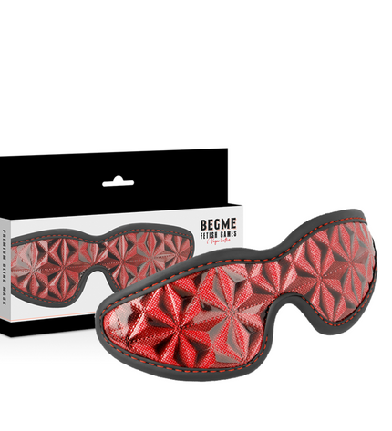 BEGME - MASQUE AVEUGLE PREMIUM ÉDITION ROUGE AVEC DOUBLURE EN NÉOPRÈNE by BEGME RED EDITION