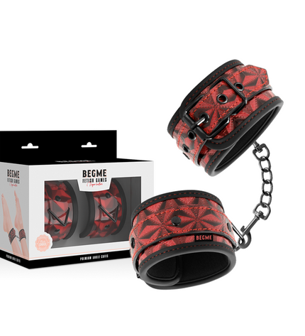 BEGME - CHEVILLES PREMIUM ÉDITION ROUGE AVEC DOUBLURE EN NÉOPRÈNE by BEGME RED EDITION