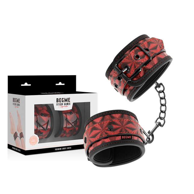 BEGME - CHEVILLES PREMIUM ÉDITION ROUGE AVEC DOUBLURE EN NÉOPRÈNE by BEGME RED EDITION