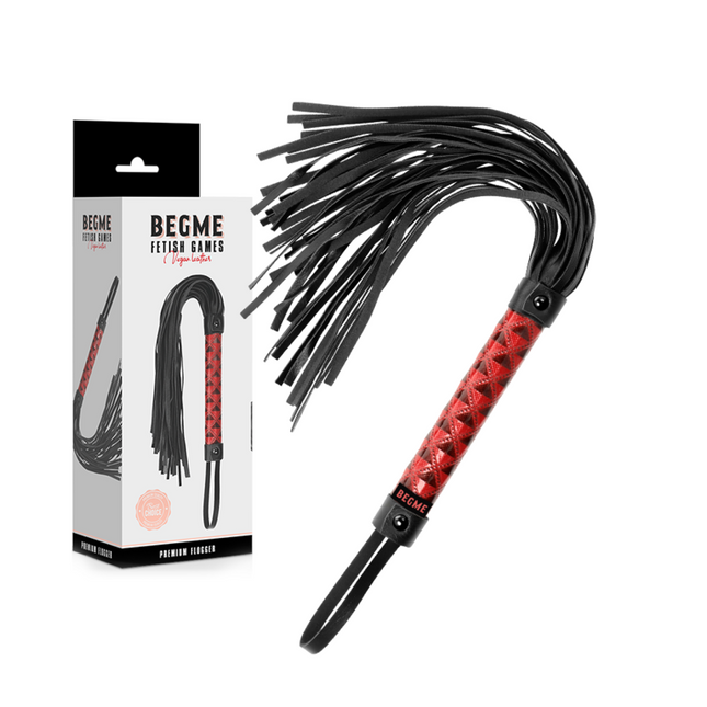 BEGME - FLOGGER EN CUIR VÉGAN ÉDITION ROUGE by BEGME RED EDITION