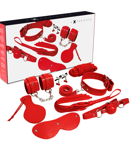 EXPERIENCE - KIT FÉTICHE BDSM SÉRIE ROUGE by EXPERIENCE