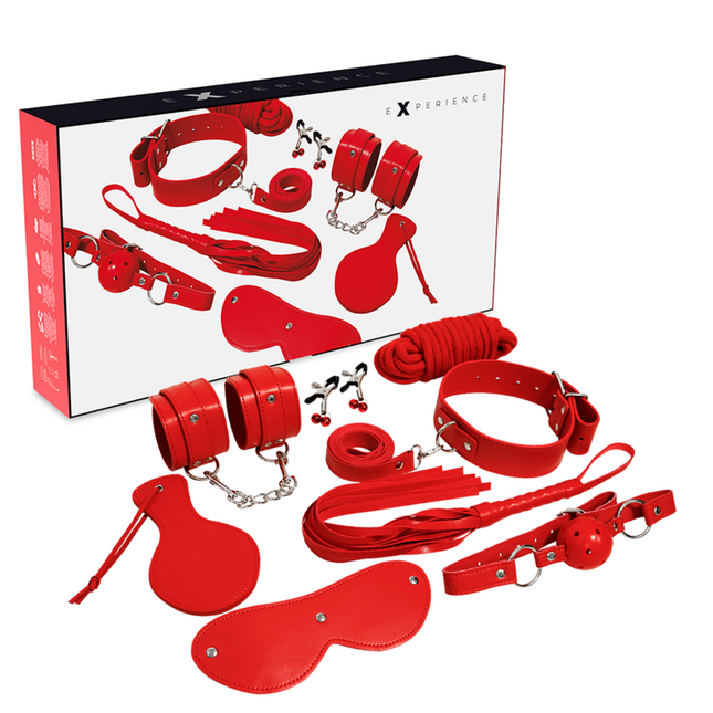 EXPERIENCE - KIT FÉTICHE BDSM SÉRIE ROUGE by EXPERIENCE