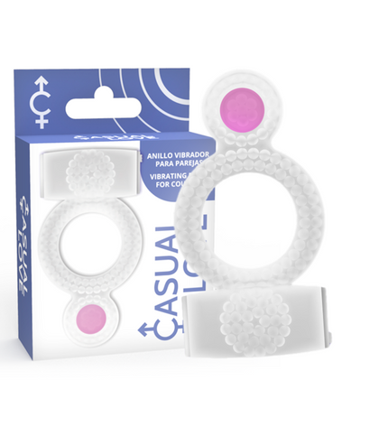 CASUAL LOVE - BAGUE TRANSPARENTE DOUBLE PLAISIR - Concombre Boutique