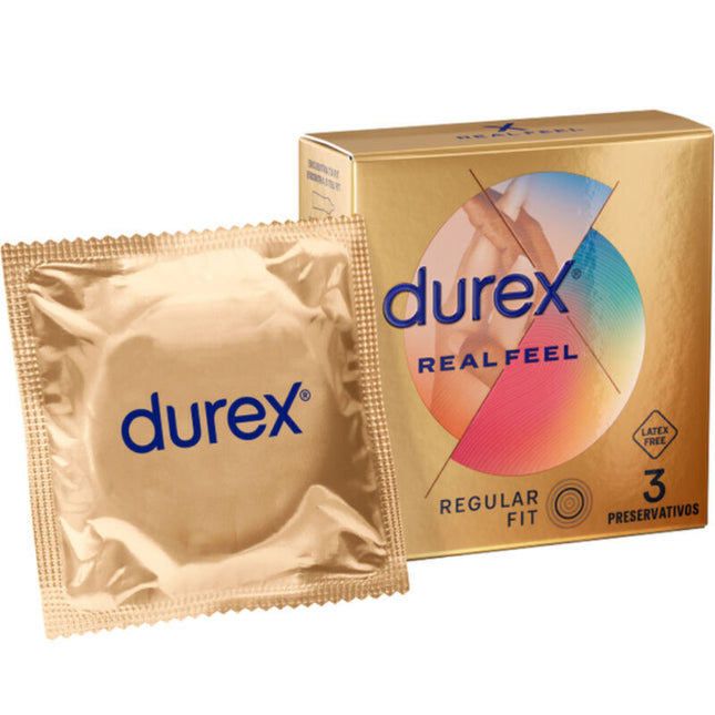DUREX - PRÉSERVATIFS REAL FEEL 3 UNITÉS by DUREX CONDOMS