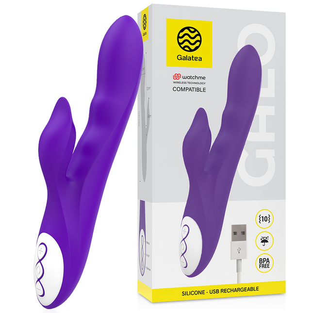 GALATEA - GALO VIBROMASSEUR VIOLET + TÉLÉCOMMANDE WATCHME by GALATEA