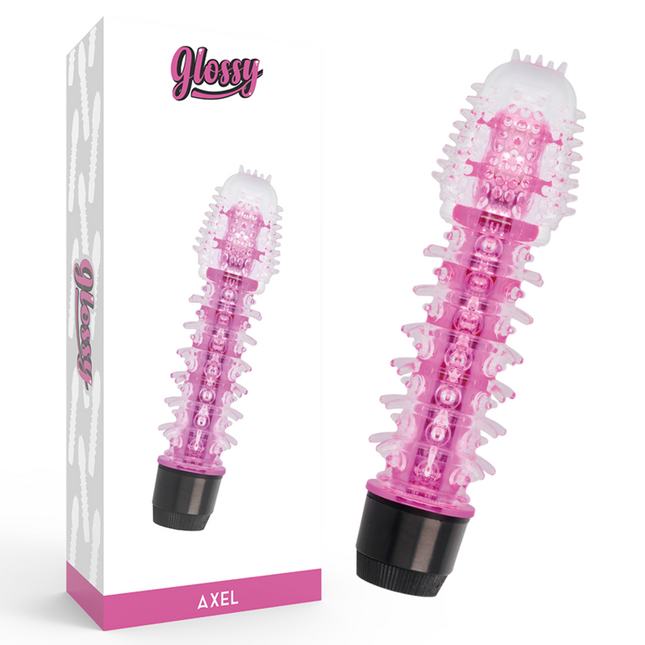 GLOSSY - AXEL VIBRATEUR ROSE by GLOSSY