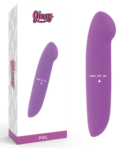 GLOSSY - VIBRATEUR PHIL VIOLET by GLOSSY