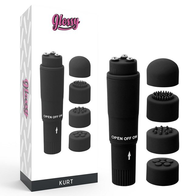 GLOSSY - MASSEUR DE POCHE KURT NOIR by GLOSSY
