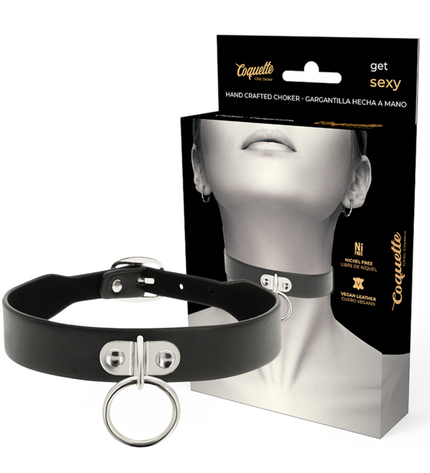 COQUETTE CHIC DESIRE - COLLIER EN CUIR VEGAN FEMME ACCESSOIRE FÉTICHE by COQUETTE ACCESSORIES