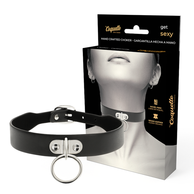 COQUETTE CHIC DESIRE - COLLIER EN CUIR VEGAN FEMME ACCESSOIRE FÉTICHE by COQUETTE ACCESSORIES