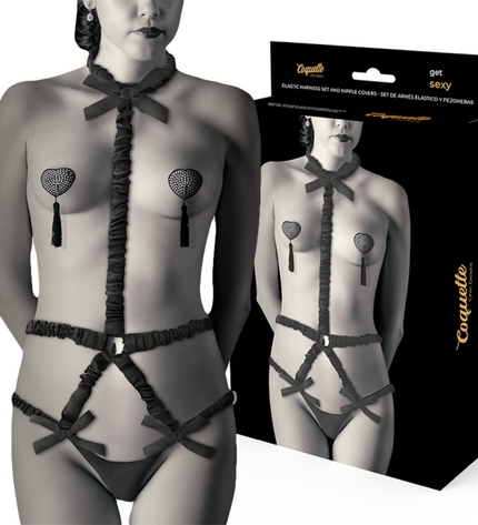 COQUETTE CHIC DESIRE - ENSEMBLE LINGERIE AVEC COUCHE-MALIN DE LUXE by COQUETTE ACCESSORIES