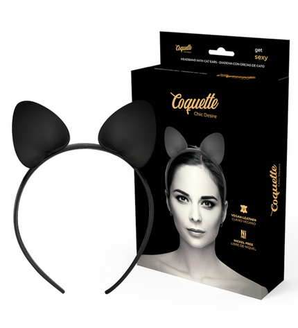 COQUETTE CHIC DESIRE - SERRE-TÊTE AVEC OREILLES DE CHAT by COQUETTE ACCESSORIES