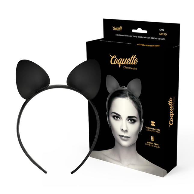 COQUETTE CHIC DESIRE - SERRE-TÊTE AVEC OREILLES DE CHAT by COQUETTE ACCESSORIES