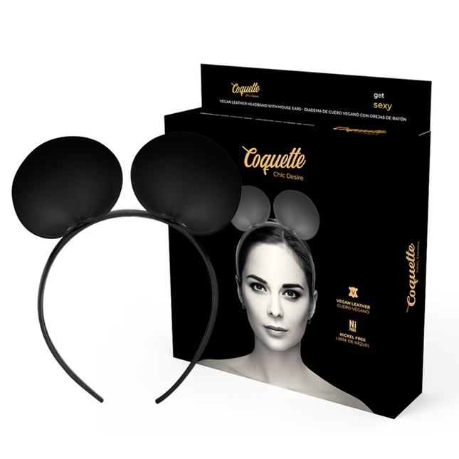 COQUETTE CHIC DESIRE - SERRE-TÊTE AVEC OREILLES DE SOURIS by COQUETTE ACCESSORIES