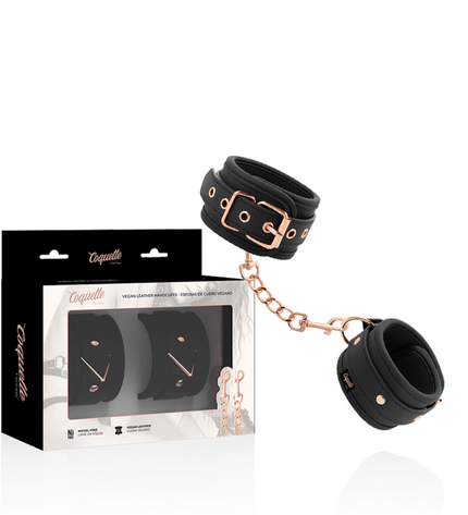COQUETTE CHIC DESIRE - MENOTTES FANTASY EN CUIR VÉGAN AVEC DOUBLURE EN NOPRÈNE by COQUETTE FANTASY