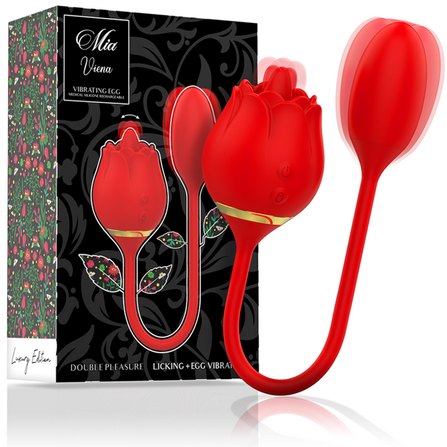 MIA - VIENNA DOUBLE PLAISIR LÉCHANT + OEUF VIBRANT by MIA