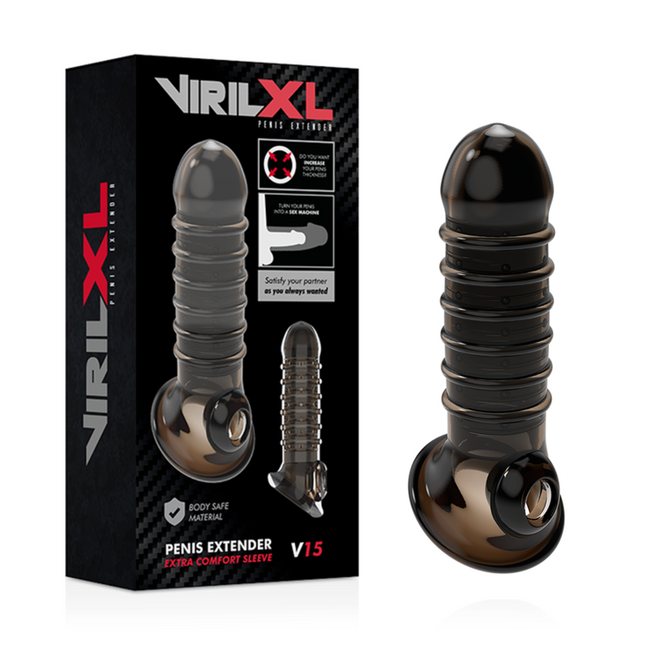 VIRILXL - EXTENSION ET GAINE DE PÉNIS V15 NOIRE by VIRILXL