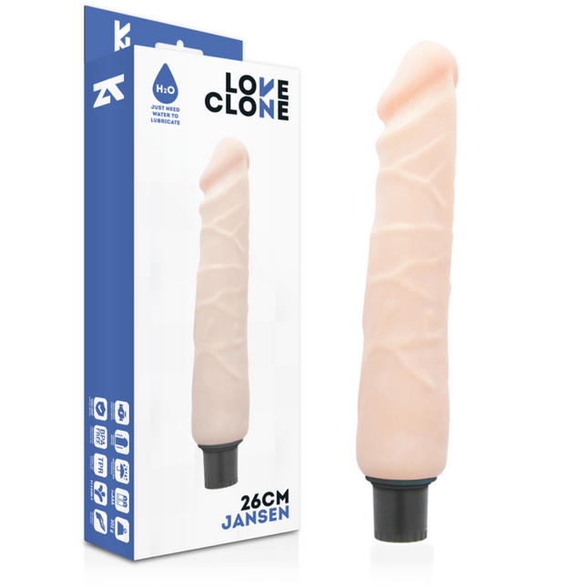 LOVECLONE - VIBRATEUR AUTOLUBRIFIANT JANSEN 26 CM -O- 4.2 CM by LOVECLONE