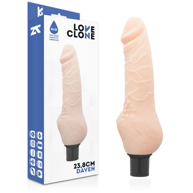 LOVECLONE - DAVEN AUTOLUBRIFICATION RÉALISTE 23.8 CM -O- 3.8 CM by LOVECLONE