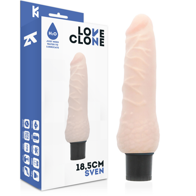 LOVECLONE - VIBRATEUR AUTOLUBRIFIANT SVEN 18.5 CM -O- 3.3 CM by LOVECLONE