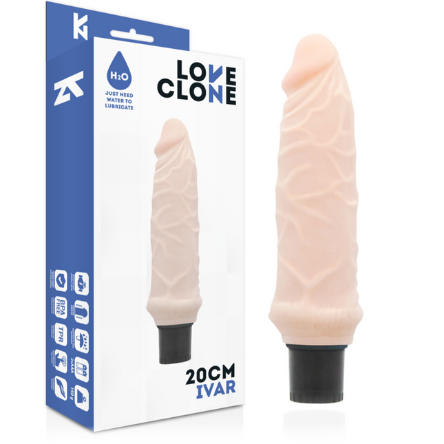 LOVECLONE - VIBRATEUR AUTOLUBRIFIANT IVAR 20 CM -O- 3.7 CM by LOVECLONE