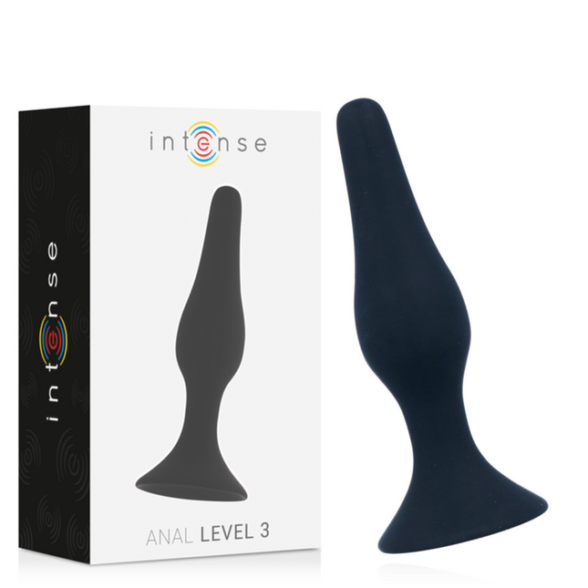 INTENSE - ANAL NIVEAU 3 12,5CM NOIR - Concombre Boutique