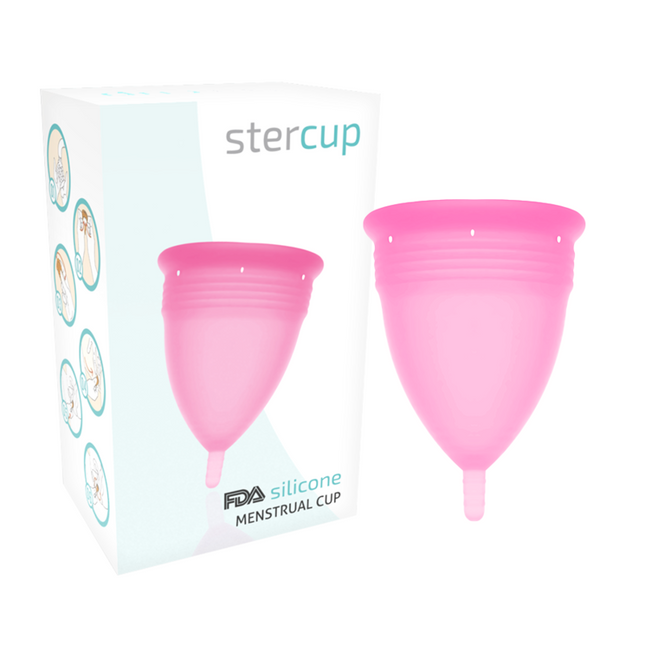 STERCUP - COUPE MENSTRUELLE EN SILICONE FDA ROSE - TAILLE L by STERCUP