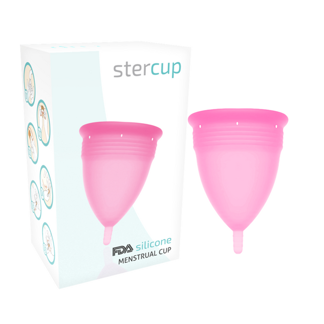 STERCUP - COUPE MENSTRUELLE EN SILICONE FDA ROSE - TAILLE S by STERCUP