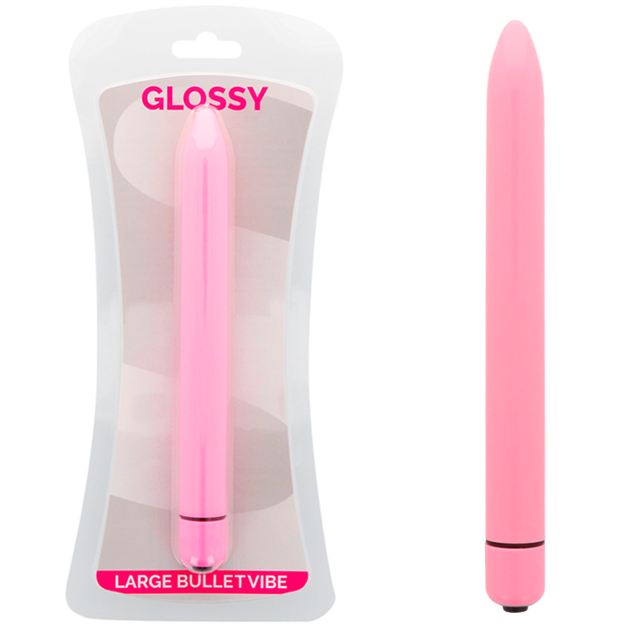 GLOSSY SLIM - VIBRATEUR ROSE - Concombre Boutique