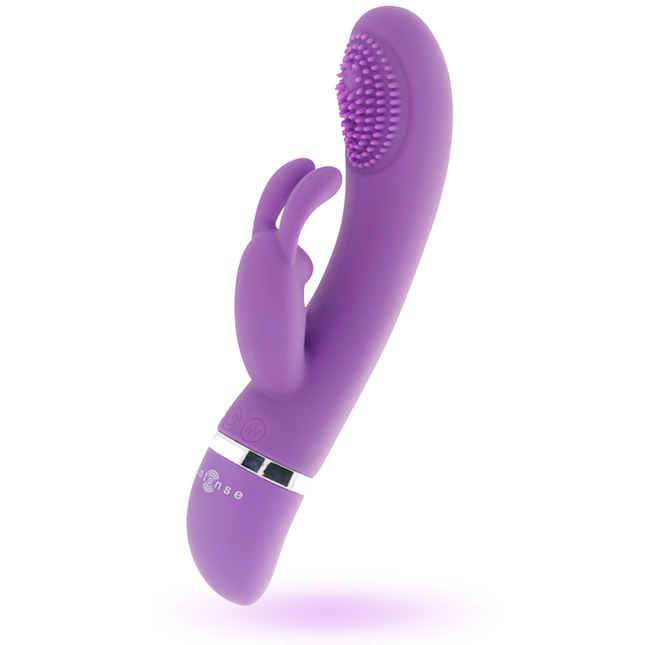 INTENSE - VIBRATEUR OSCILLANT SUSY SILICON RABBIT LILAS - Concombre Boutique