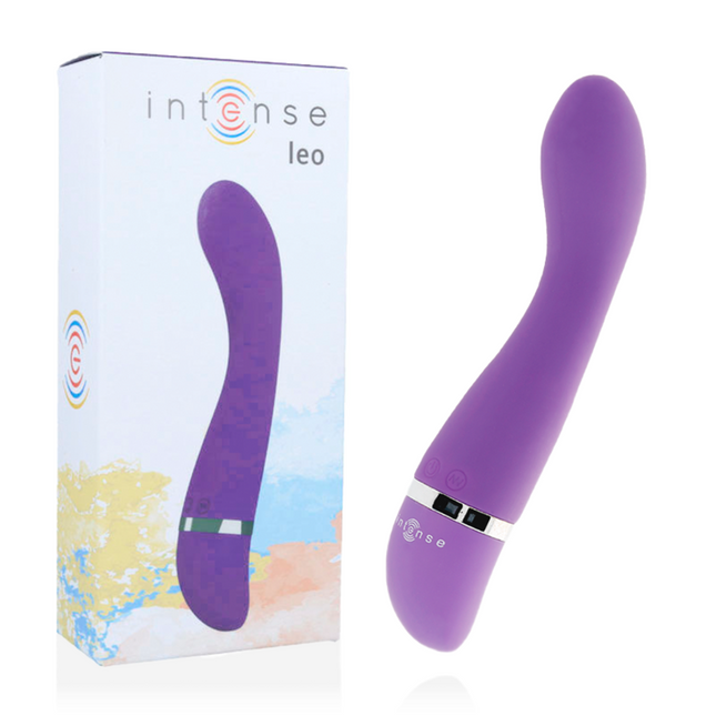 INTENSE - VIBRATEUR LEO LILAS SILICONE LUXE - Concombre Boutique