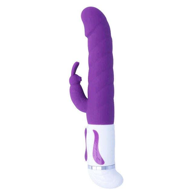 INTENSE - VIBRATEUR BOBBLE ROTATEUR SILICONE LILAS - Concombre Boutique
