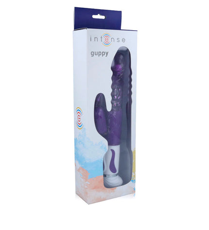 INTENSE - VIBRATEUR ROTATEUR GUPPY LILAS - Concombre Boutique