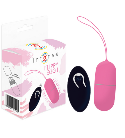 INTENSE - OEUF VIBRANT FLIPPY I AVEC TÉLÉCOMMANDE ROSE - Concombre Boutique