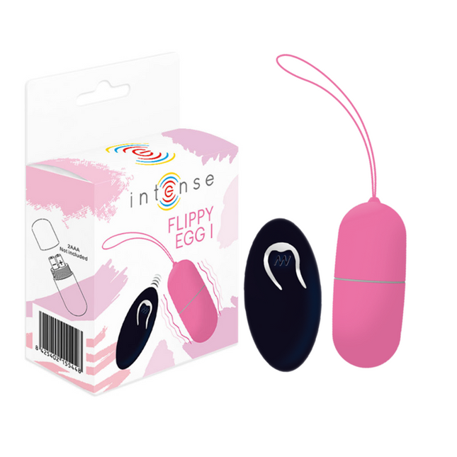 INTENSE - OEUF VIBRANT FLIPPY I AVEC TÉLÉCOMMANDE ROSE - Concombre Boutique